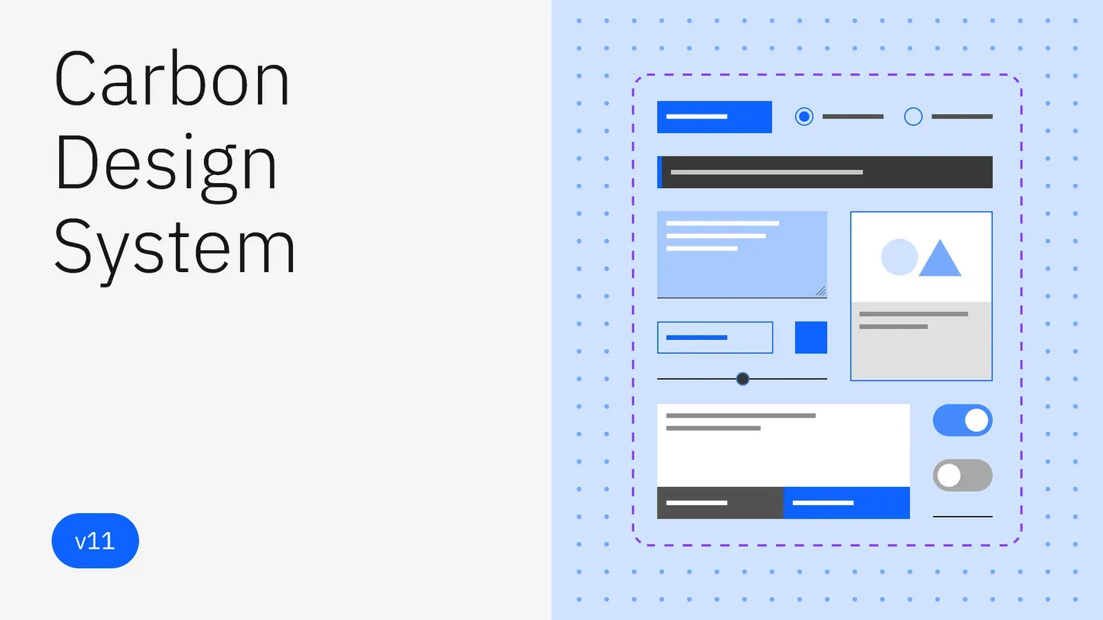 Interface construída com componentes do Carbon Design System para acelerar o desenvolvimento